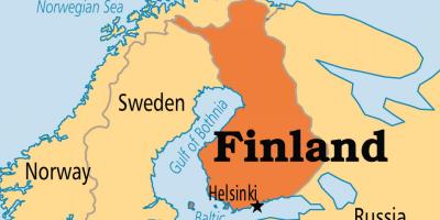 Kaart van helsinki Finland