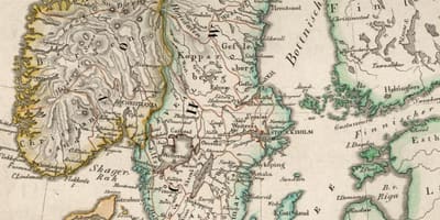 Kaart van het oude Finland